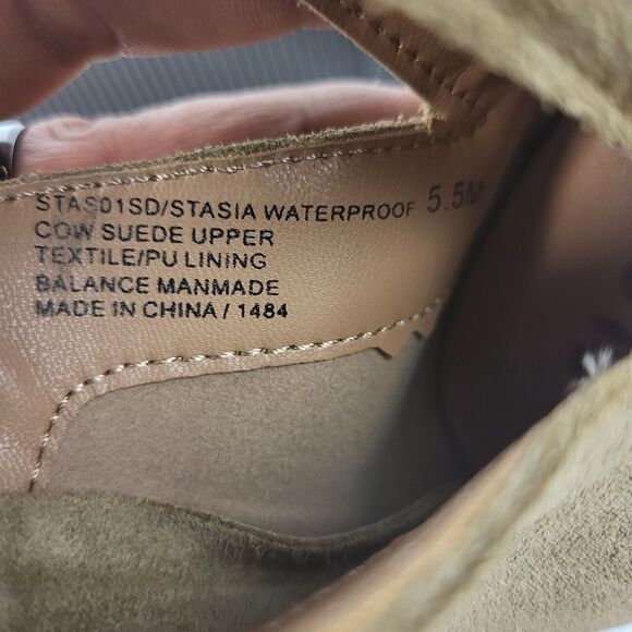 Blondo Stasia nkle Booties suede waterproof Back zip Size 5.5 M - Picture 14 of 16